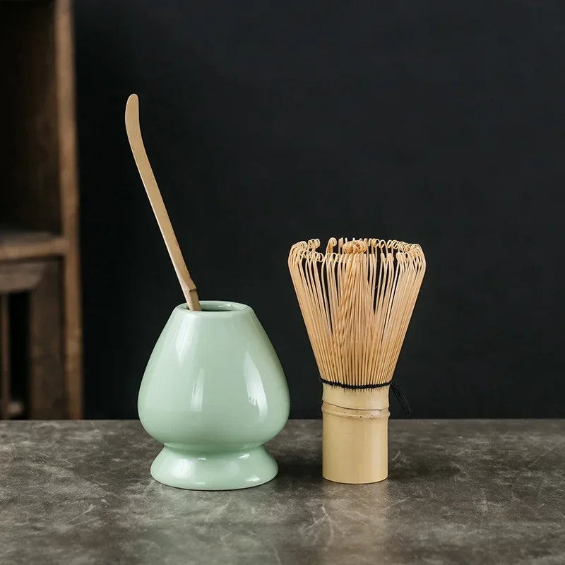 Traditional Matcha Tea Set | Bamboo & Ceramic with Authentic Design | Complete Set for Perfect Japanese Tea Experience 7