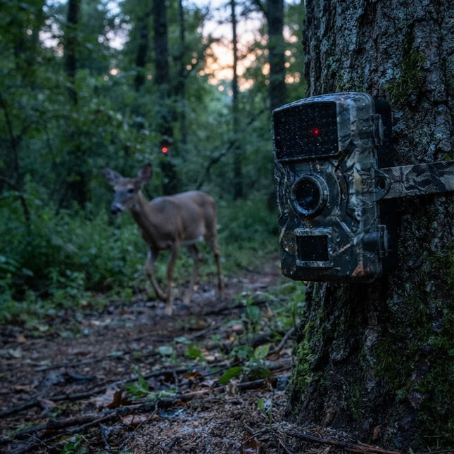 Trail Camera with Night Vision, Game Camera for Wildlife, Waterproof Camera with 1080P HD Video and Audio