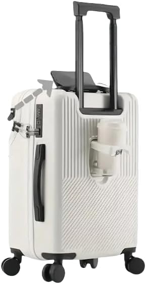 TravelMate | Hard Shell Carry-On with USB Ports & Cup Holder | TSA-Approved for Secure Travel 0