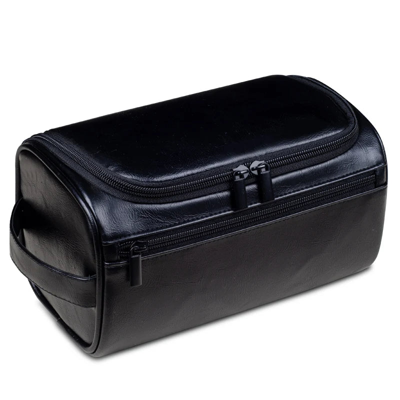 TravelTrek | Luxury Leather Toiletry Bag with Waterproof Lining | Stylish Organizer for Travelers 5