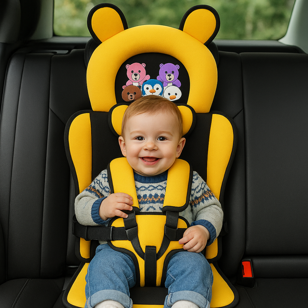 Travel Buddy | Portable Baby Travel Seat Harness with Adjustable 5-Point Safety Strap | Lightweight and Foldable for Easy Travel 0