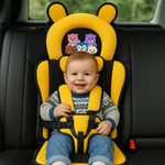 Travel Buddy | Portable Baby Travel Seat Harness with Adjustable 5-Point Safety Strap | Lightweight and Foldable for Easy Travel 0