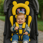 Travel Buddy | Portable Baby Travel Seat Harness with Adjustable 5-Point Safety Strap | Lightweight and Foldable for Easy Travel 1