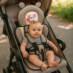 Travel Buddy | Portable Baby Travel Seat Harness with Adjustable 5-Point Safety Strap | Lightweight and Foldable for Easy Travel 4