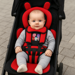 Travel Buddy | Portable Baby Travel Seat Harness with Adjustable 5-Point Safety Strap | Lightweight and Foldable for Easy Travel 5