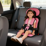 Travel Buddy | Portable Child Car Booster Seat with Safety Harness | Compact Design for Secure Travel 12