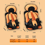Travel Buddy | Portable Child Car Booster Seat with Safety Harness | Compact Design for Secure Travel 4