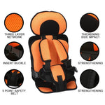 Travel Buddy | Portable Child Travel Car Seat with 5-Point Harness | Foldable Design for Safety and Comfort 0