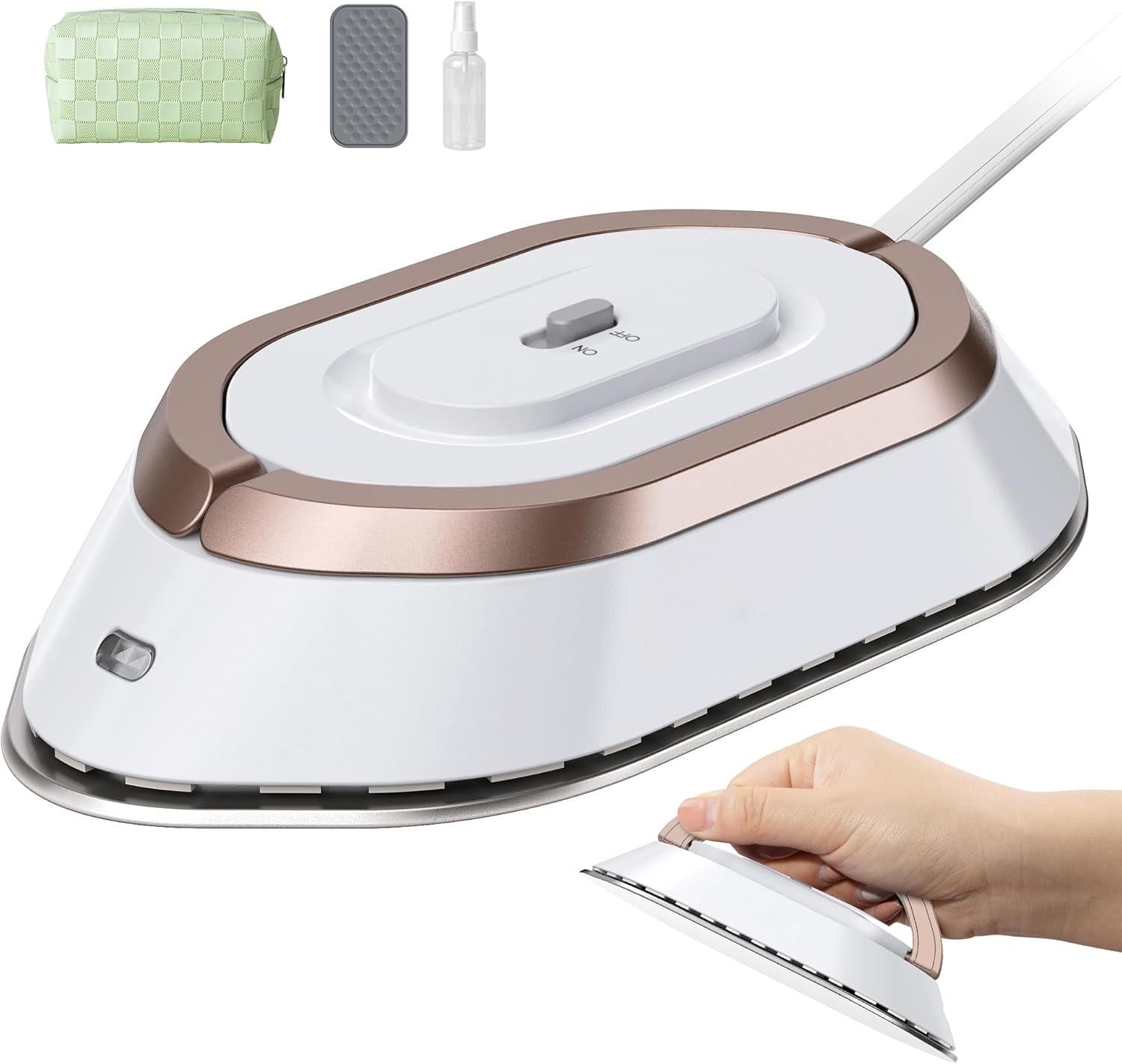 Travel Companion | Compact Iron with Dual Voltage & Rapid Heating | Lightweight Design for Effortless Wrinkle Removal 0