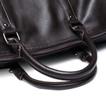 Travel Companion | Large-Capacity Leather Duffel Bag with Durable Design | Versatile Carry-On for Comfort and Organization 4