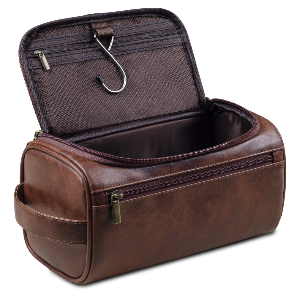 Travel Companion | Premium Leather Toiletry Bag with Stylish Design | Compact Organizer for Essentials 0