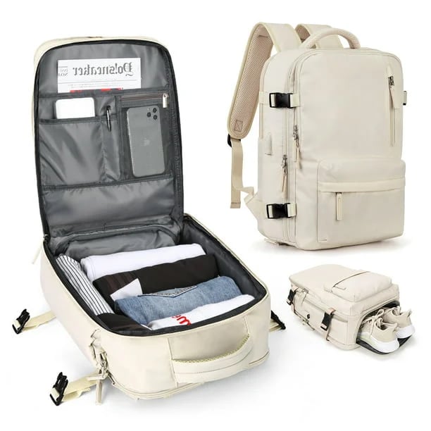 Travel Companion | Women's Laptop Backpack with USB Charging | Versatile Travel Design for Comfort and Convenience 0
