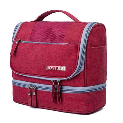 Travel Essentials | Large-Capacity Hanging Toiletry Bag with Multiple Compartments | Water-Resistant Organizer for Easy Packing 0