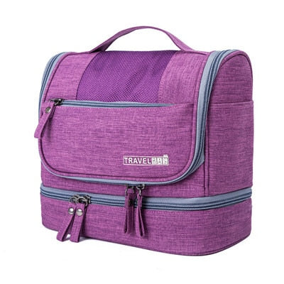 Travel Essentials | Large-Capacity Hanging Toiletry Bag with Multiple Compartments | Water-Resistant Organizer for Easy Packing 5