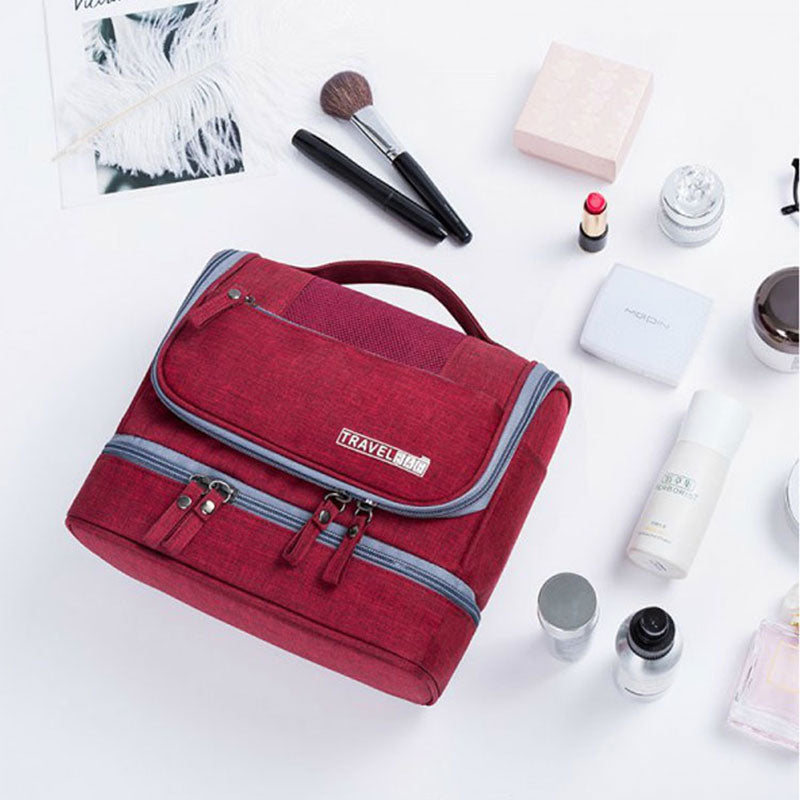 Travel Essentials | Large-Capacity Hanging Toiletry Bag with Multiple Compartments | Water-Resistant Organizer for Easy Packing 8