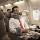 Memory Foam Pillow for Travel, U Shaped Neck Pillow with Chin Support, Portable Travel Pillow for Airplane and Car