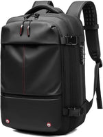 Travel Smart | Expandable Compression Backpack with Anti-Theft Lock & Wet Compartment | 60L Capacity for Secure Storage 0