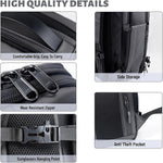 Travel Smart | Expandable Compression Backpack with Anti-Theft Lock & Wet Compartment | 60L Capacity for Secure Storage 8