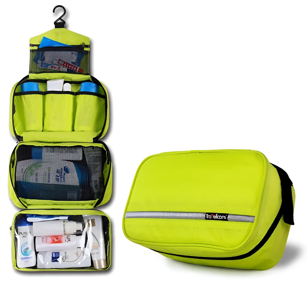 Travel Toiletry Bag with Hanging Organizer & Waterproof Design | Perfect for Easy Access and Organization 0