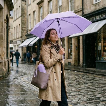 Umbrella with UV Protection, Lightweight Five Fold Rain Umbrella