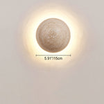 TravertineGlow | Elegant Minimalist Yellow LED Wall Sconce Lamp 5