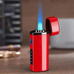 Triple Jet Flame Lighter with USB Rechargeable Design | Stylish Metal Ignition for Candles and Cigars 9