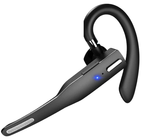 Noise Cancelling Earpiece with Dual Mic, Wireless Headset with 20 Hour Talk Time