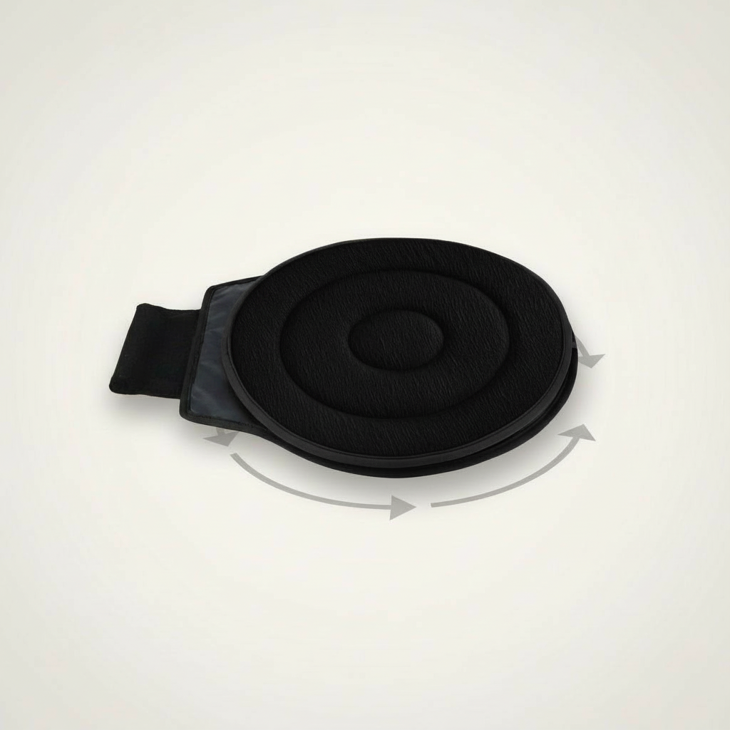 TurnEase | 360° Rotating Seat Cushion with Memory Foam & Non-Slip Base for Effortless Mobility 0