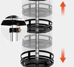 TwistRack | Rotating Storage Shelf with Adjustable Height & 360° Access | Space-Saving Organizer for Home 5