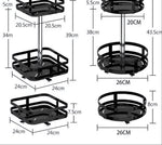 TwistRack | Rotating Storage Shelf with Adjustable Height & 360° Access | Space-Saving Organizer for Home 6