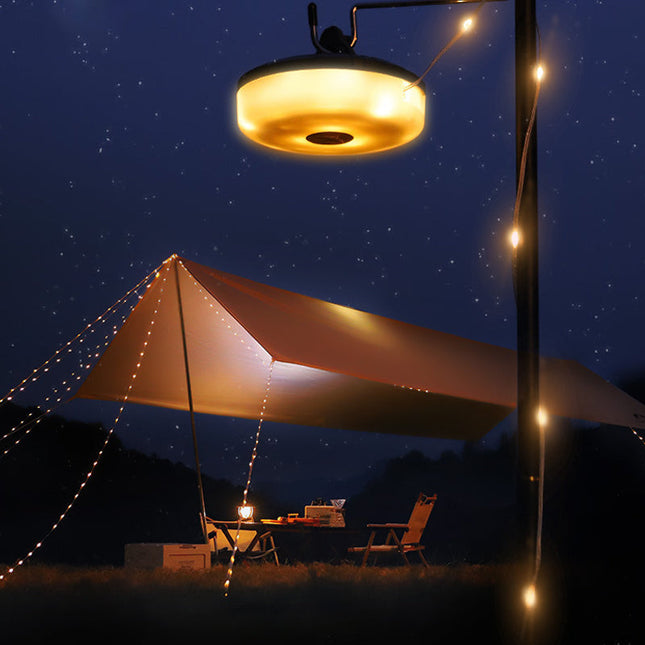 String Lights Outdoor Waterproof, Rechargeable LED String Lights with Power Bank