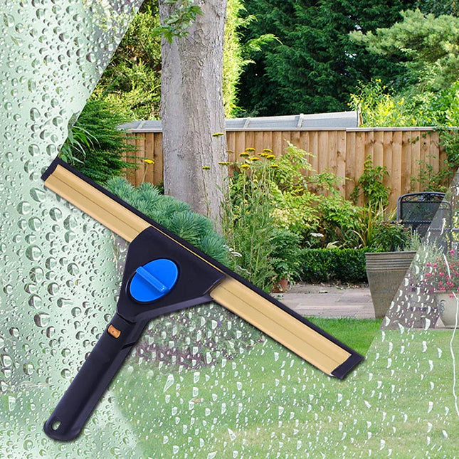 Squeegee for Shower Glass, Streak Free Window Squeegee with Non Slip Grip
