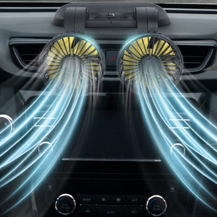 Car Cooling Fan, Car Fan with Dual Head and 360 Degree Rotation – image 6