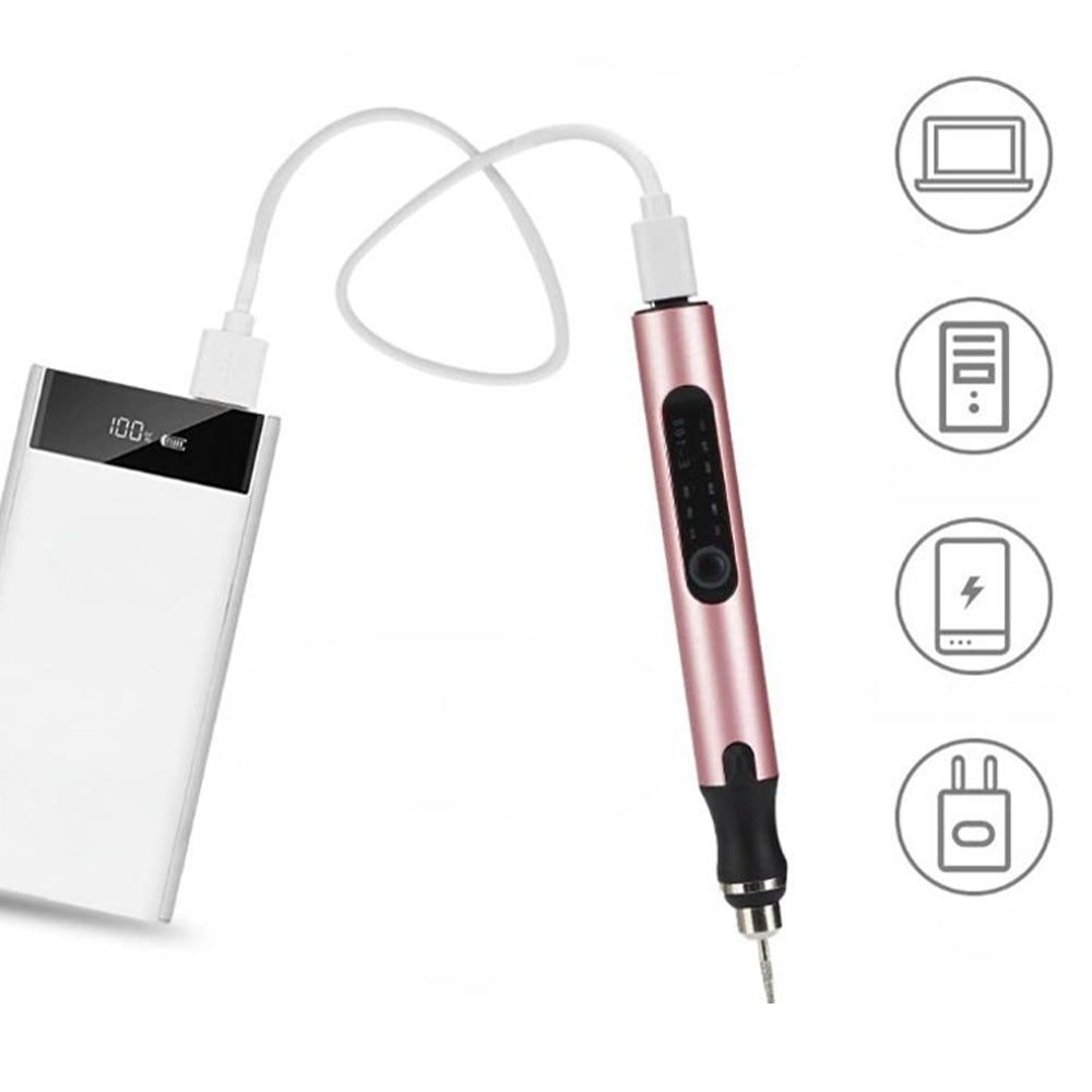 USB Rechargeable Engraving Pen with Adjustable Speed for Precise Control 3
