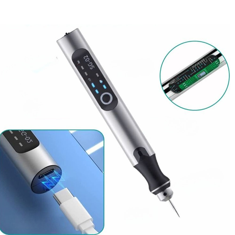USB Rechargeable Engraving Pen with Adjustable Speed for Precise Control 4
