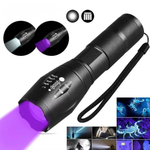 UV Blacklight Flashlight with 395nm Wavelength | Rechargeable Detection Tool for Pet Stains 0