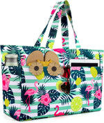 Ultimate Beach Tote | Extra Large Waterproof Bag with Wet Compartment for Organized Outdoor Fun 0