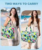 Ultimate Beach Tote | Extra Large Waterproof Bag with Wet Compartment for Organized Outdoor Fun 3