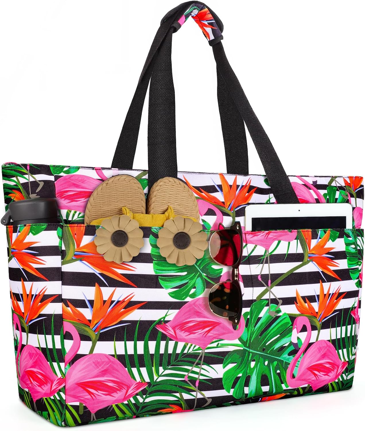 Ultimate Beach Tote | Extra Large Waterproof Bag with Wet Compartment for Organized Outdoor Fun 6