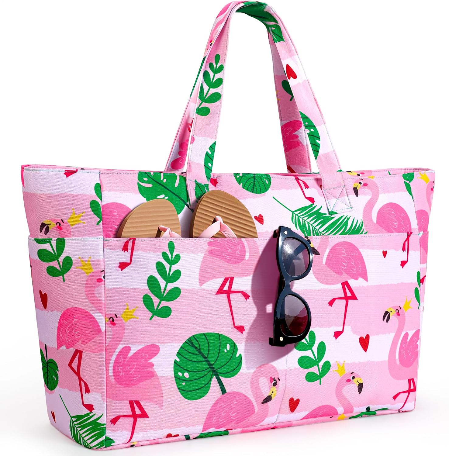 Ultimate Beach Tote | Extra Large Waterproof Bag with Wet Compartment for Organized Outdoor Fun 8