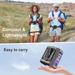 Ultimate Comfort Breeze | Rechargeable Waist Fan with 8000mAh Battery | Multi-Functional Design for Personalized Cooling 4
