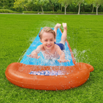 Ultimate Inflatable Water Slide | PVC Design with Integrated Water Mist System for Backyard Fun 2