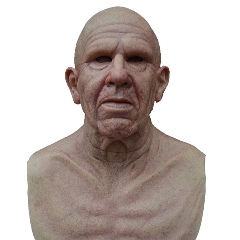 Ultimate Latex Mask | Realistic Transformation with Detailed Beard | Perfect for Events 6