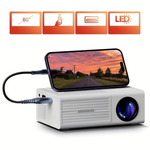 Ultimate Mini Projector | 3000 Lumen LED Projector for Movies & Gaming | Portable Design for On-the-Go Entertainment 1