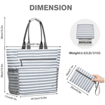 Ultimate Waterproof Beach Tote with 13 Pockets | Large Organized Bag for Summer Adventures 1