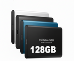 Ultra-Fast External SSD Drive 128GB with Durable ABS Construction | Compact Storage for Professionals and Gamers 0