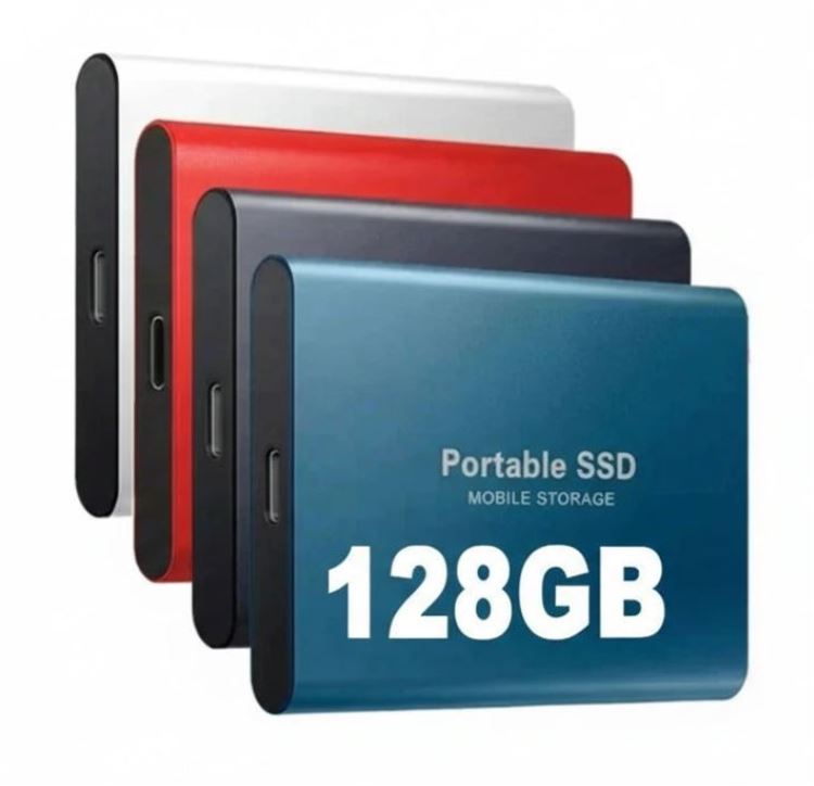 Ultra-Fast External SSD | 128GB High-Performance Storage with Durable Aluminum Design for Portability 3