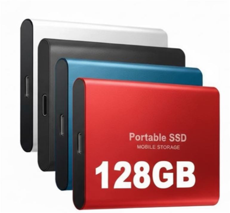 Ultra-Fast External SSD | 128GB High-Performance Storage with Durable Aluminum Design for Portability 4