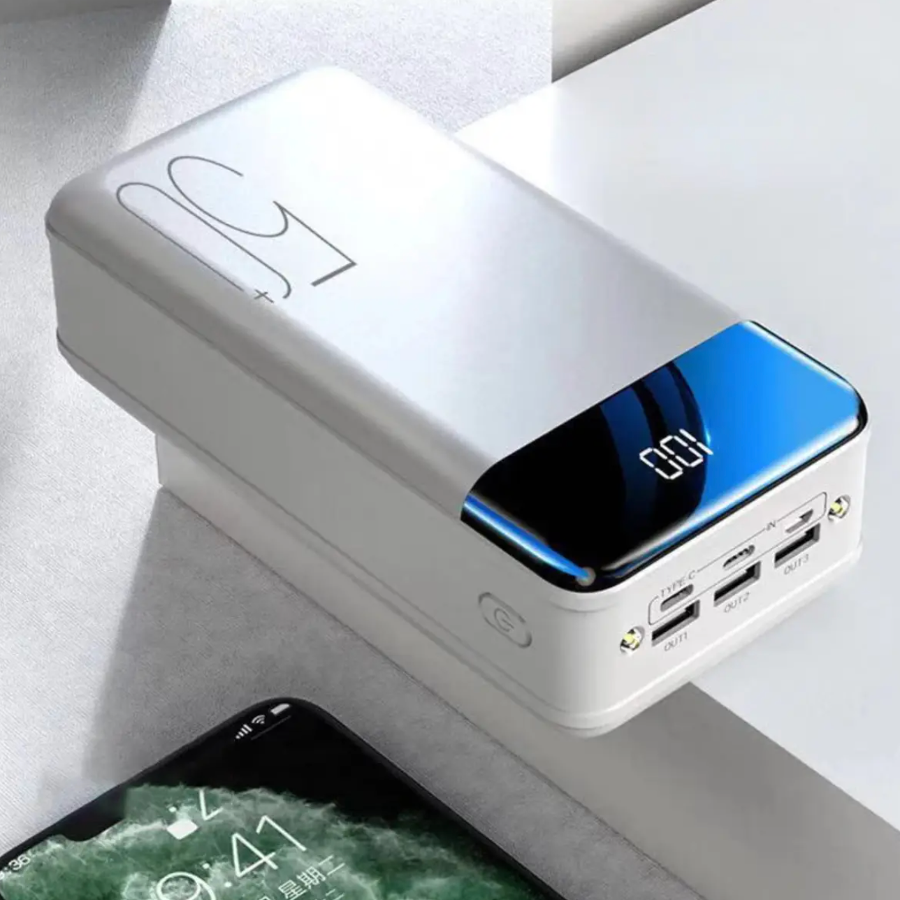 Ultra-Power Bank | 100,000mAh Portable Power Bank with Fast Charging Ports | Reliable Backup Power for Travel 2