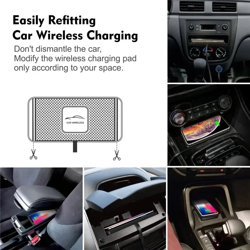 Ultra-Slim Wireless Charging Pad | 15W Fast Wireless Charger for Convenient Use 4